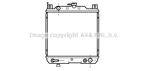 AVA QUALITY COOLING Радиатор, охлаждение двигателя SZ2021